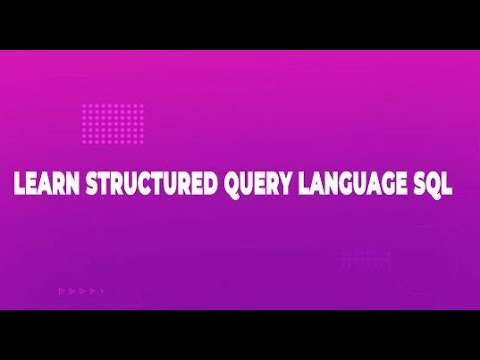 Learn SQL for