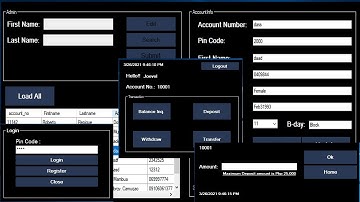 Automated Teller Machine System in VB.Net with Full Source Code | Free to Download