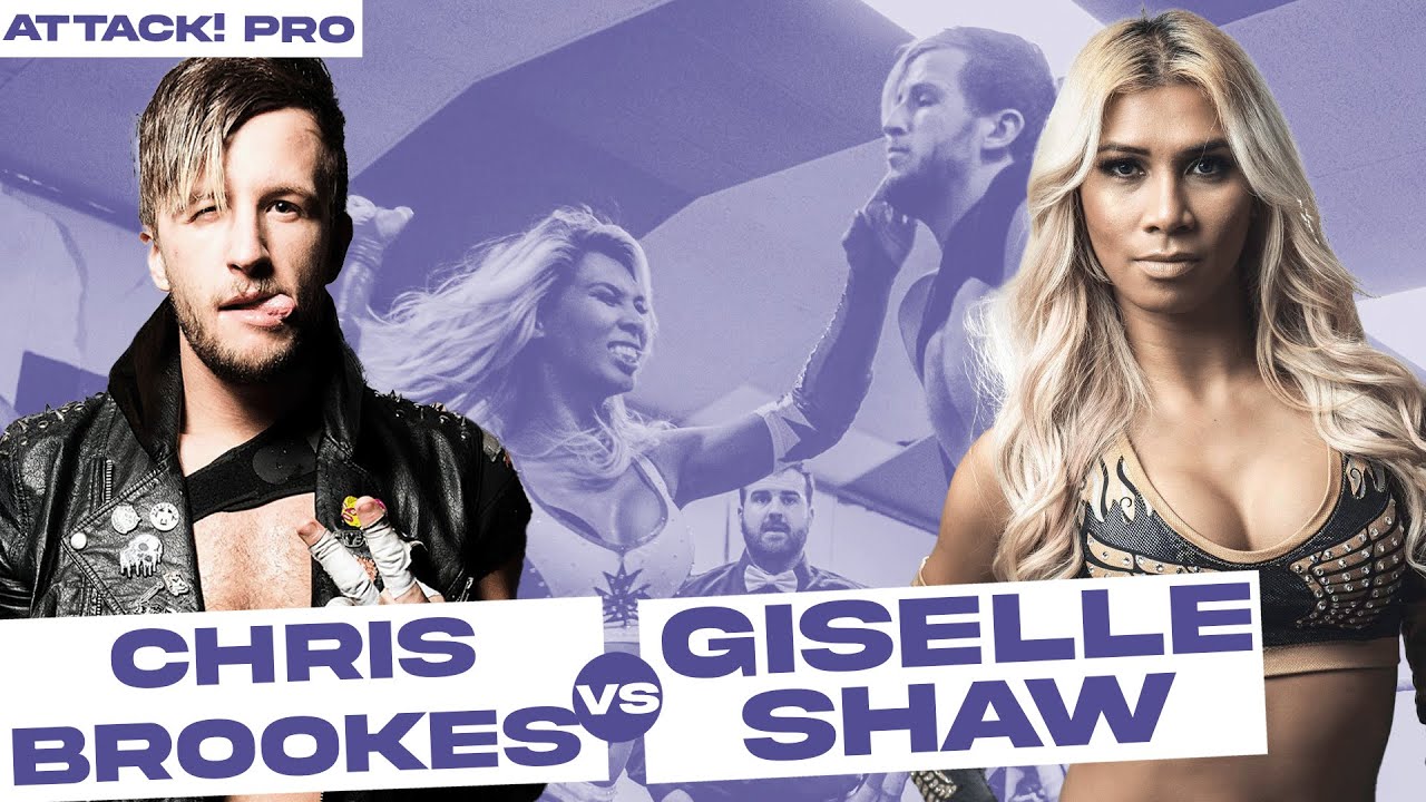 FREE MATCH - Giselle Shaw vs Chris Brookes (ATTACK! Pro) #intergenderwrestling