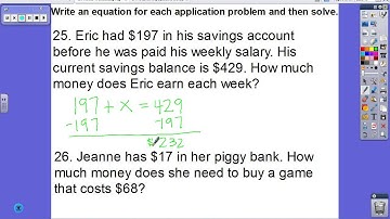 CA   Video Lesson Translating Algebraic Equations and Inequalities)