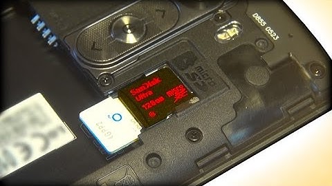 LG G3 Micro Sim / SD Card Install 128GB?