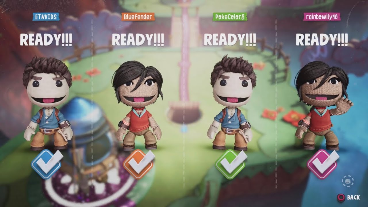 Sackboy: A Big Adventure Nathan Drake & Chloe Skin PS5 Gameplay | 4-Player Co-Op Playthrough 132