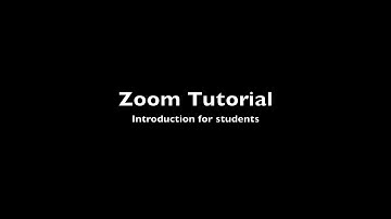 Zoom – Student Introduction