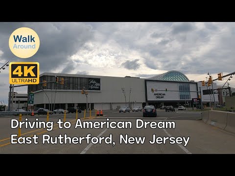 【4K60】 Driving - Driving to American Dream, East Rutherford, New Jersey