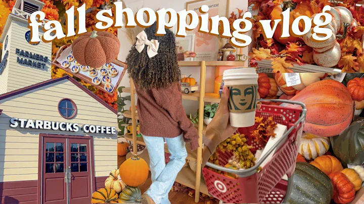 Fall Shopping Vlog - decor, treats & home stuff!🍂🍁