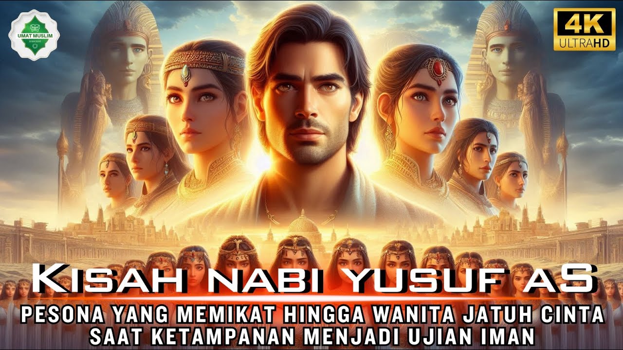 Kisah Nabi Yusuf AS‼️ Ketampanan yang Mengguncang wanita Mesir.