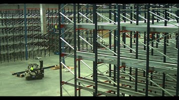 Mecalux Pallet Shuttle Installation - Timelapse