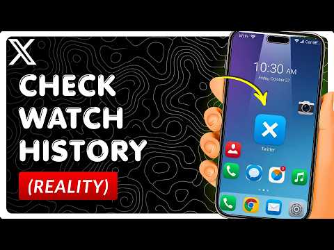 How To Check Watch History On X / Twitter (Full Guide)
