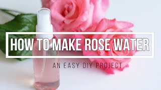 If you love rose water, might be surprised at how easy it is to make
home. i used organic roses we grew in our garden but don't grow of
y...