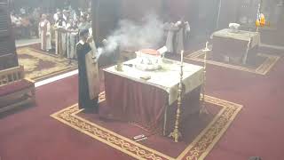 رفع بخور عشية عيد النيروز من كنيسة العذراء مريم بالزيتون 11-9-2023