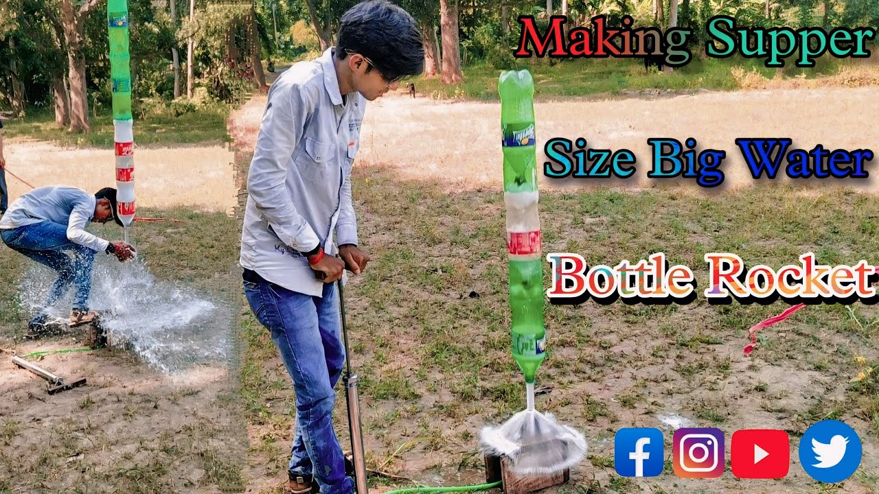 Large Bottle Rockets Making Supper Size Big Water Bottle Rocket || 🚀🚀 ...