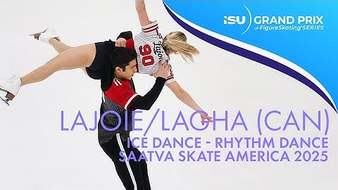 Marjorie LAJOIE / Zachary LAGHA | Ice Dance Rhythm Dance | Saatva Skate America 2025 | #GPFigure
