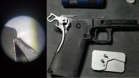 Improving My 1911 Trigger Job Tooling and Methods