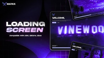 [FREE] Loading Screen | Simple  | FiveM Script [Standalone, ESX, QBox, QBCore] | Matrix Scripts