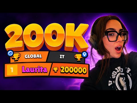 PUSHO le 200K COPPE su BRAWL STARS per TORNARE nella TOP ITALIANA!!