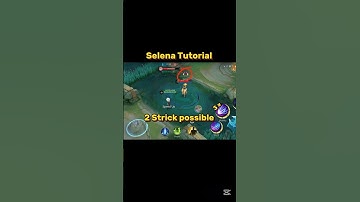 Selena Skill combo Tutorial Mobile legends #ml2b #selena #tutorialmlbb