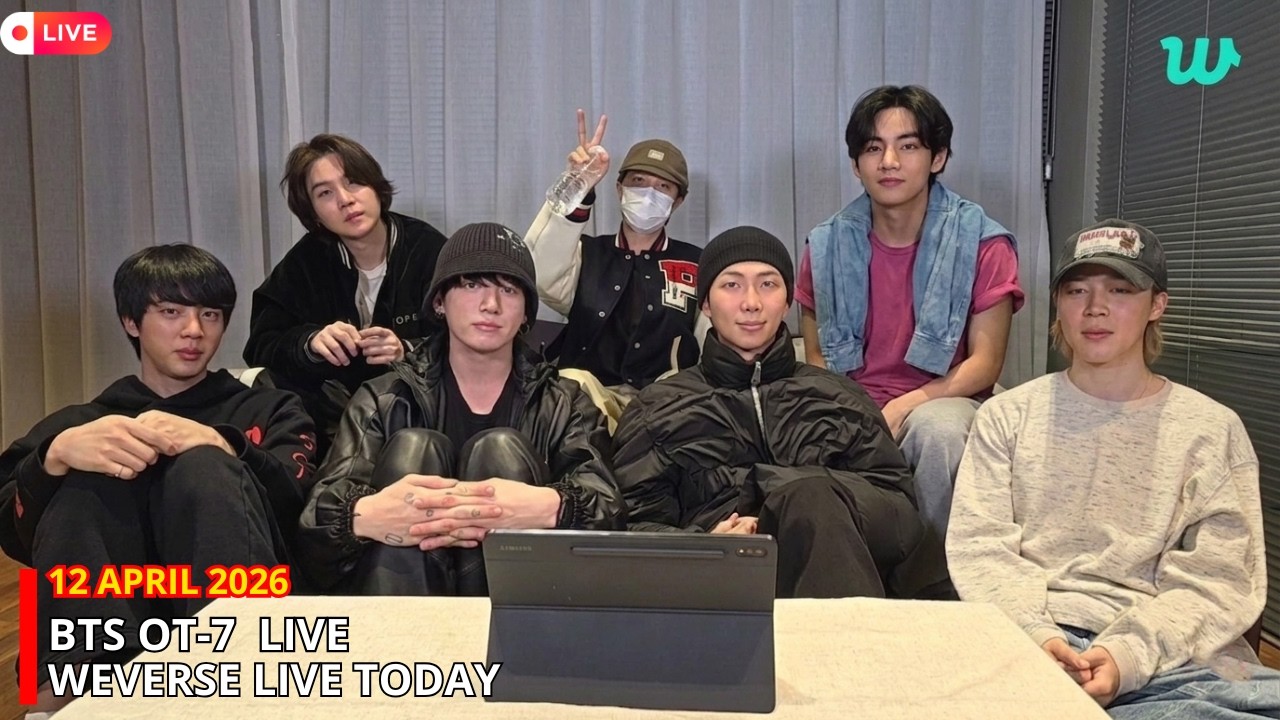 🔴 BTS LIVE TODAY 2026 💜 OT7 Weverse Full Live Eng Sub — BTS Live Stream