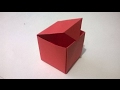 Como Hacer una Caja de Papel Origami ¡MUY FACIL!