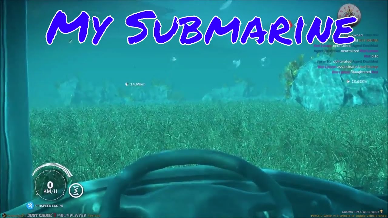watershed Just Cause 3 My Underwater Submarine