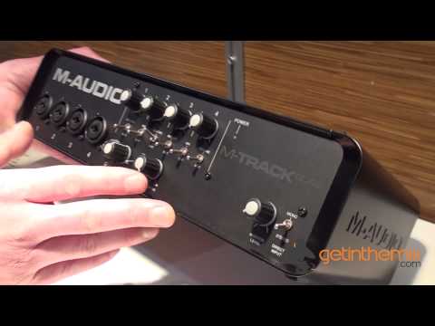 M-Audio M-Track Quad at NAMM 2013 with Getinthemix.co.uk