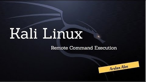 Kali Linux Hacking Course - How To  Remote Command Execution Tutorial  DVWA and Kali Linux 2 0