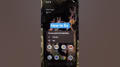 Process System Isn’t Responding Problem Fix | 100% Working 😍