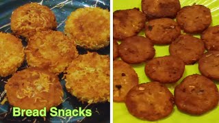 Different Types Of 2 EASY SNACKS Recipe|Evening Snacks|Bread Recipes|Potato Snacks Recipe|Nasta