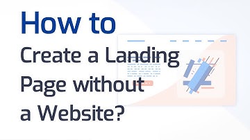 How to Create a Landing Page without a Website