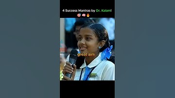 APJ Abdul Kalam’s 4 Powerful Rules for Success 🌟 #shorts #shortvideo