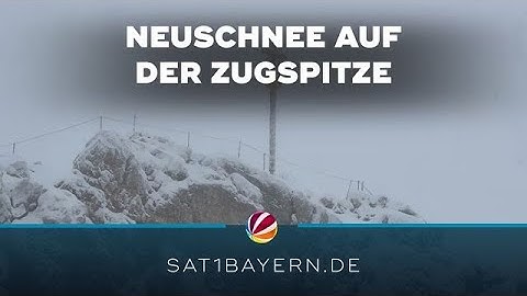 Schnee in Bayern? Wintereinbruch auf der Zugspitze