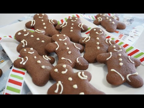 Chocolate Gingerbread Cookies  Easy Christmas Holiday Cookies Recipe