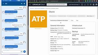 Oracle Cloud Infrastructure (OCI) Service provisioned using Oracle Digital Assistant (ODA)