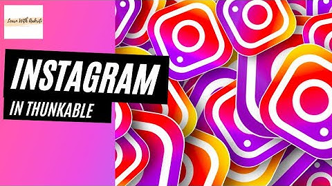 Instagram in Thunkable | @Zerox_246  #instagram #thunkable