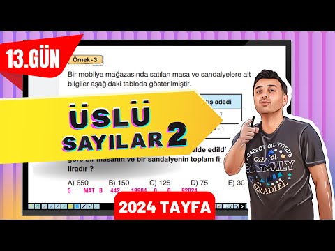 ÜSLÜ SAYILAR 2  | 13. GÜN #40GündeTYTmatematikkampı