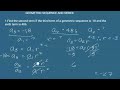 Geometric Sequence and Series Solved Problems