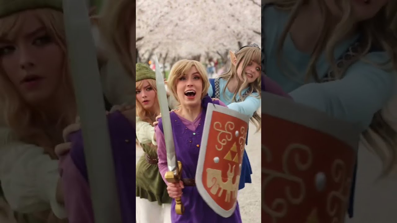 “Oh yay I’m a sacrifice!” 😀 - LoZ Four Swords cosplay 💚💜💙❤️ #legendofzelda