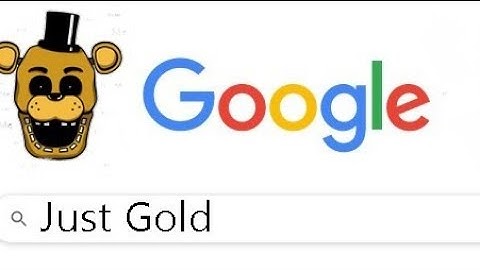 Just Gold but every word is Google Image