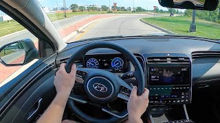 2022 Hyundai Tucson Hybrid Limited AWD - POV Test Drive (Binaural Audio)