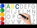 Learn ABC, Writing alphabetA to Z Letter, Drowning abc, Letter, Colouring abc, Alphabets abcd #1234