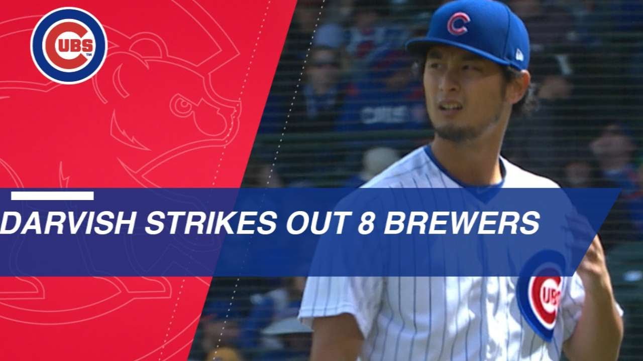 Yu Darvish deals in Cubs' 8-run win over Diamondbacks