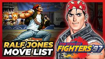 RALF JONES MOVE LIST - The King of Fighters 