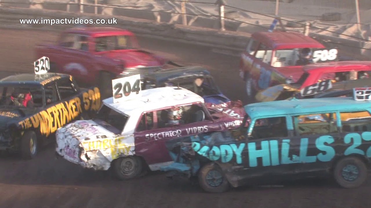 Mildenhall Pre 70 Classic Bangers 2013 Heat 3 Impact Videos - YouTube