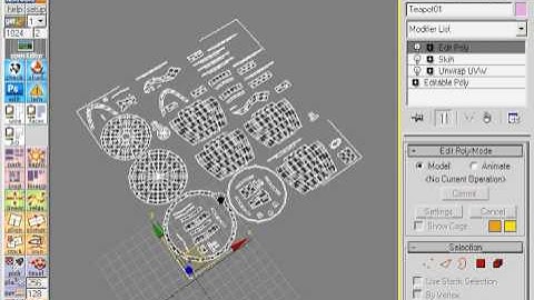 3dsmax texTools: v1.6 uv- swapping improved