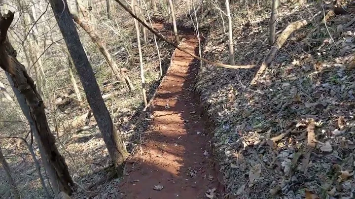 Creating a mountain hiking trail on our property.