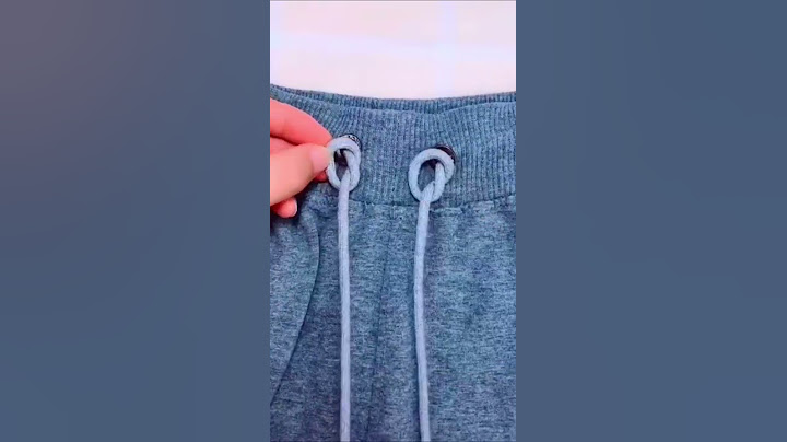 Fisherman's Knot For Pants 👖