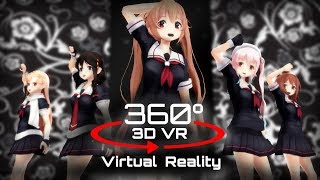 360 3D 4K | MMD Carry Me Off 【VR】 艦これver