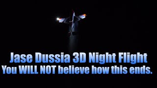 Unbelievable end to Jase Dussia 3D night flight at Joe Nall 2024 RC Plane 3D