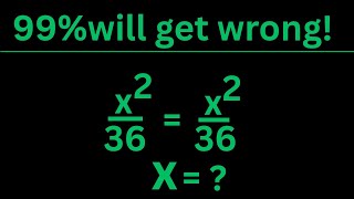 Only 1% Can Solve This Math Problem! | USA Olympiad.