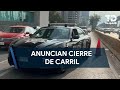 Anuncian cierre de carril de incorporación en avenida Constitución hacia túnel de la Loma Larga