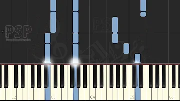 [MEDIUM LEVEL] F.MENDELSSOHN - Wedding March (synthesia) [piano solo tutorial]